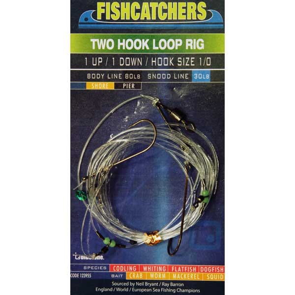 Fishcatcher 2 Hook Loop Rig 1/0 – Bluezone Fishing
