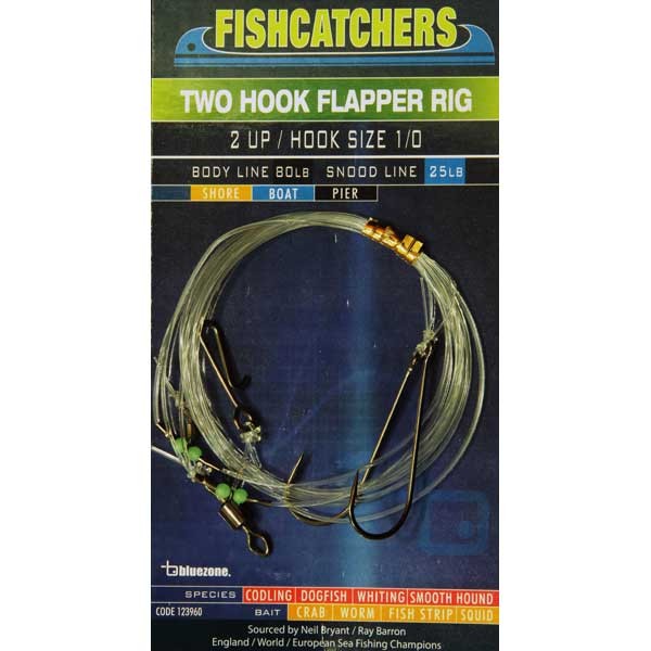 Fishcatcher 2 Hook Flapper Rig 1/0